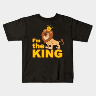 I'm the King Boys Birthday Kids T-Shirt